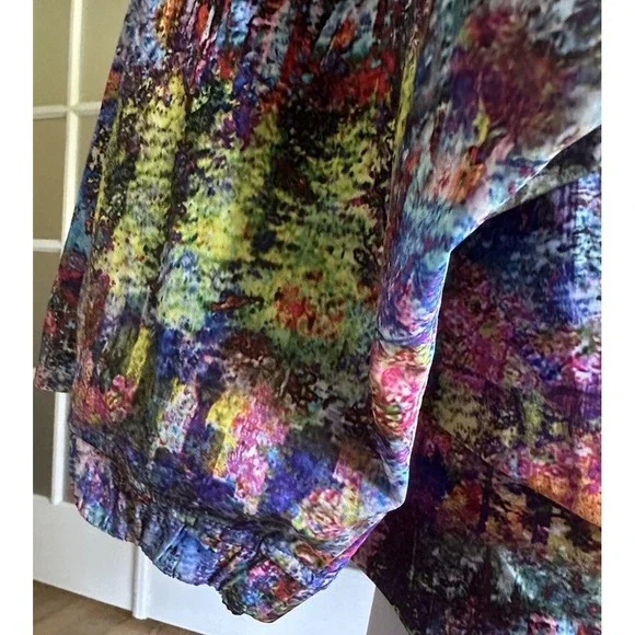 Lululemon Seawheeze Horizon Cape Jacket L/XL Multicolor Hooded Rain Poncho Rare - Picture 8 of 11